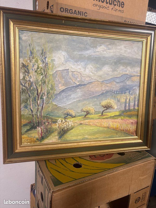 Ancien tableau Granier Savoie signe (image 3)