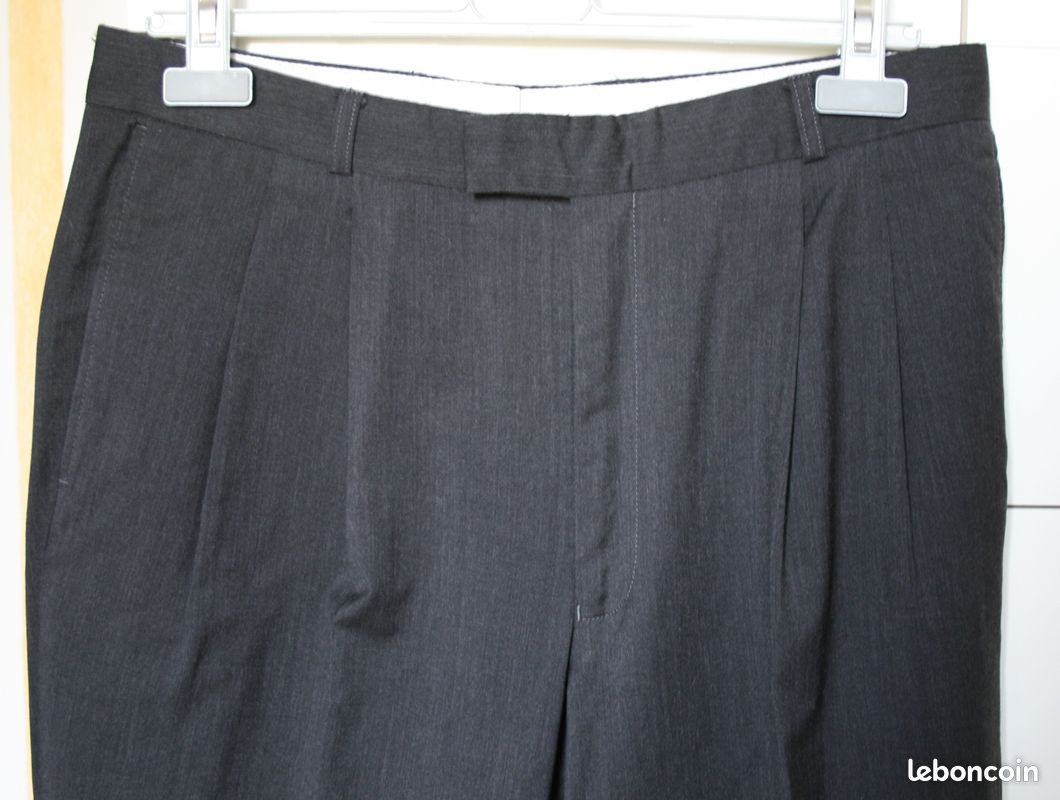 Pantalon type "costume" Gris Taille 44 (image 3)