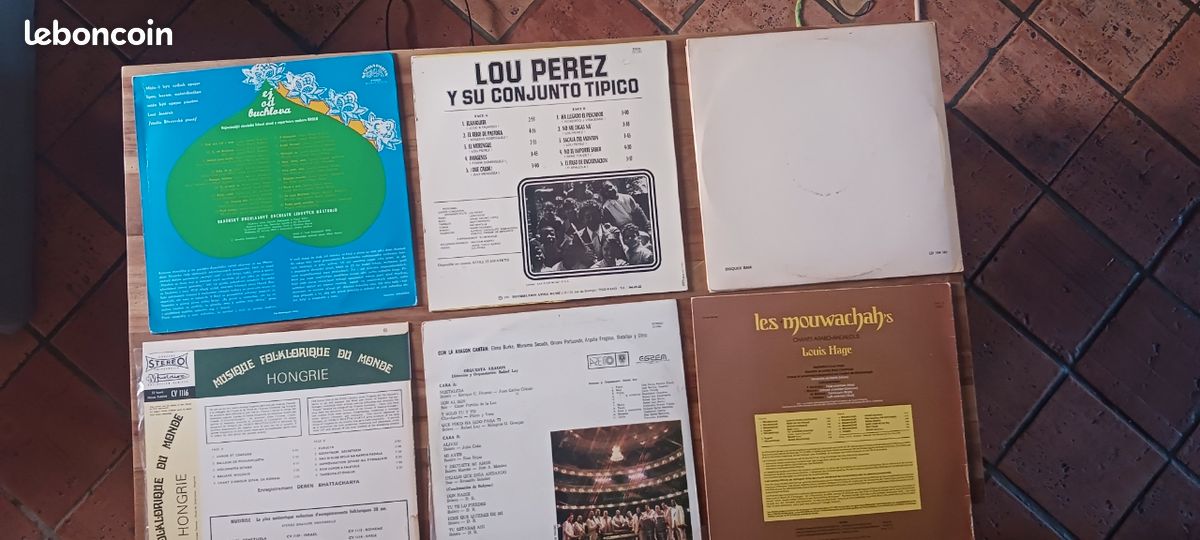 Lot de 6 disques vinyles 33t (image 2)