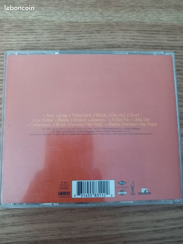 Cd raï Faudel baïda 1997 (image 2)