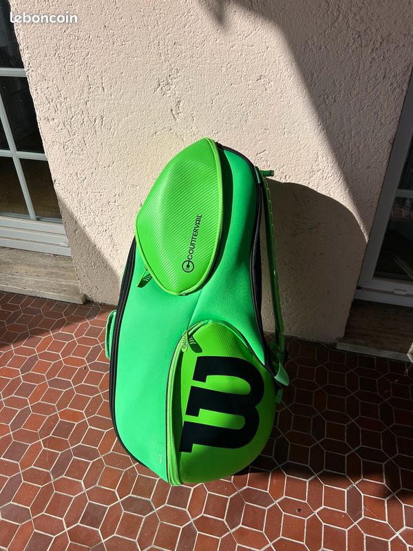 Sac De Tennis Wilson - Pour 12 Raquettes - Occasion En Bon état - Idéal Club Ou Joueur Régulier