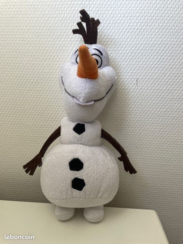 Peluche doudou Olaf, de la reine des neiges Disney (image 1)