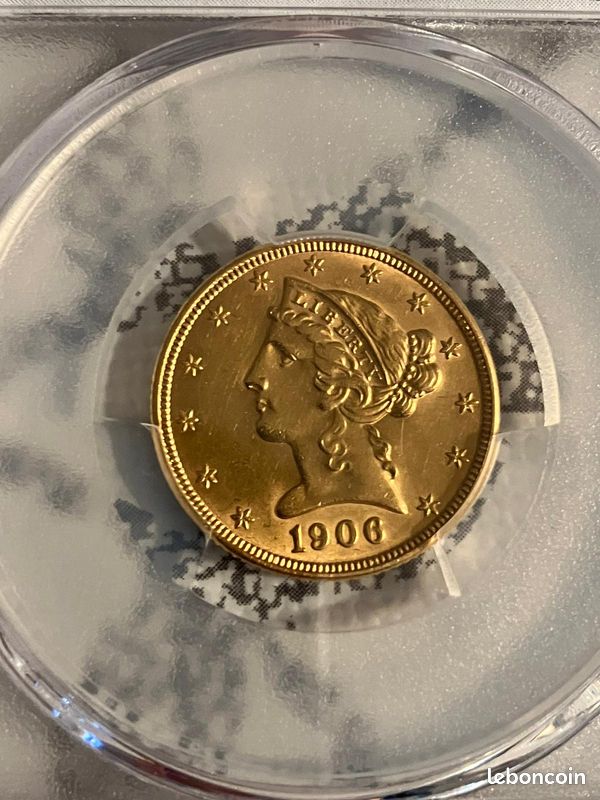 Pièce en or - 22 carats RARE (image 2)