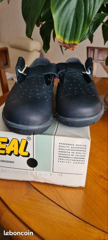 Chaussures de sécurité "speciale été, grande chaleur " très agréable à porter, T43, état neuf (image 3)