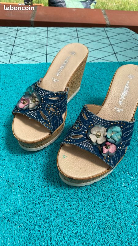 Espadrille en jean (image 3)