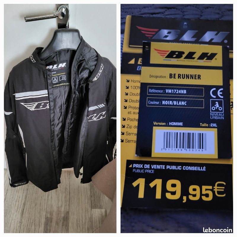 Veste moto homme 2xl (image 1)