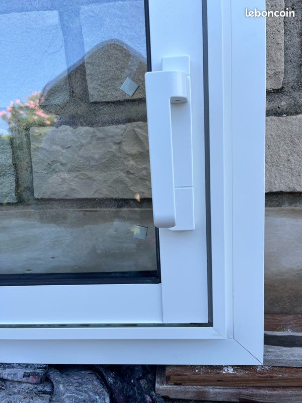 Fenêtre : Coulissant alu 2 vantaux 120 cm 1200mm 2 rails (image 2)