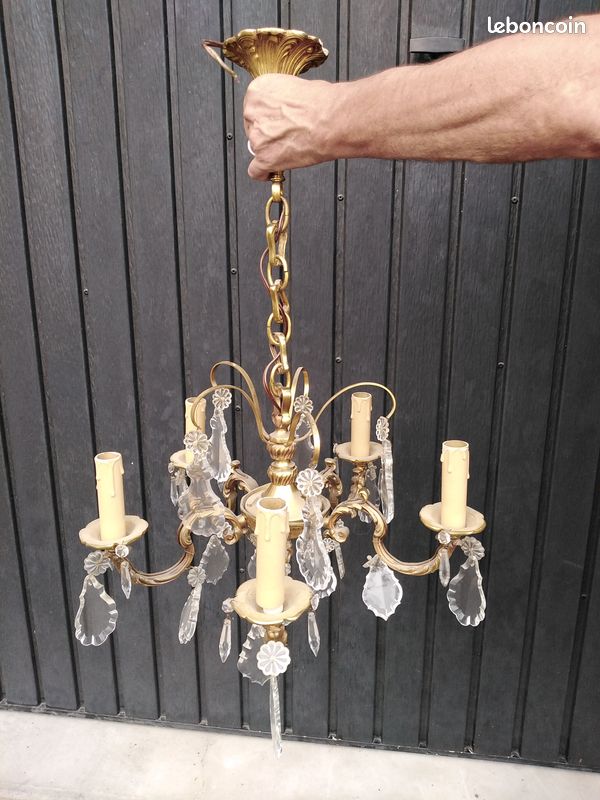 Lustre pampille ancien (image 2)