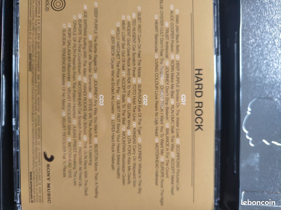 Coffret Gold Hard Rock 3 CD (image 4)
