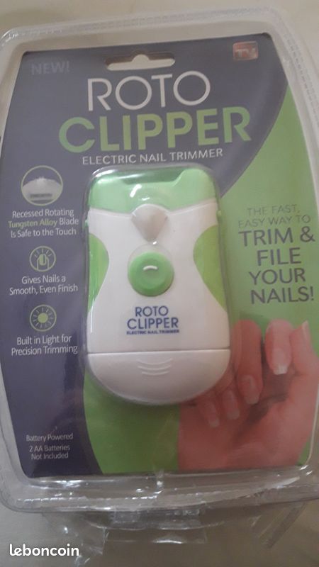 Coupe-ongles et lime à ongles électrique/neuve (image 1)