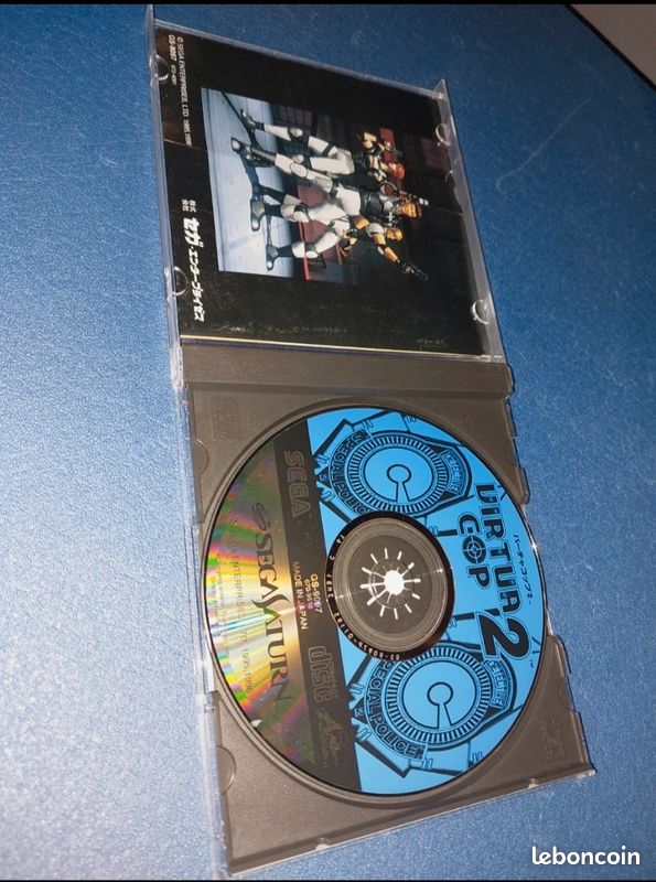 Jeu Virtua Cop Pour Sega Saturn - Version Japonaise (NTSC-J) - Bon état Avec Boîtier Et Instructions