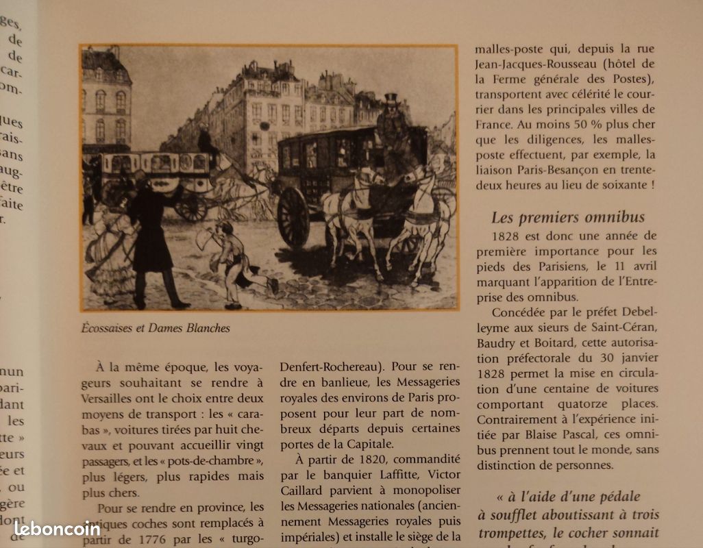 Livre "PARIS AU TEMPS DES FIACRES" (image 3)