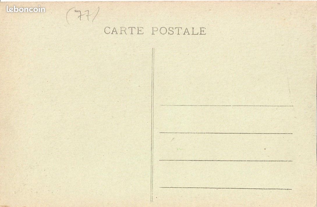 CPA 77 FONTAINEBLEAU - RUE GRANDE ET L'EGLISE