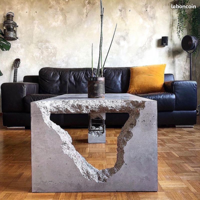 Table basse design en béton (image 7)