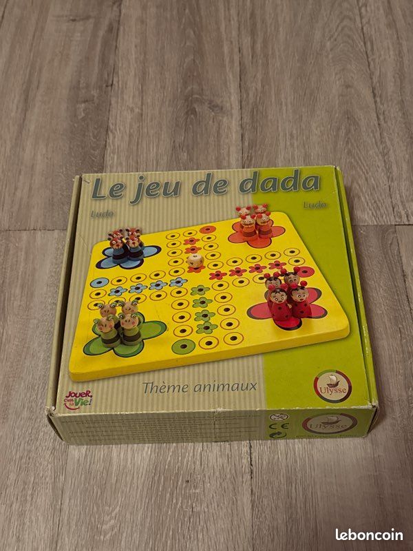 Jeu petit chevaux en bois (image 1)