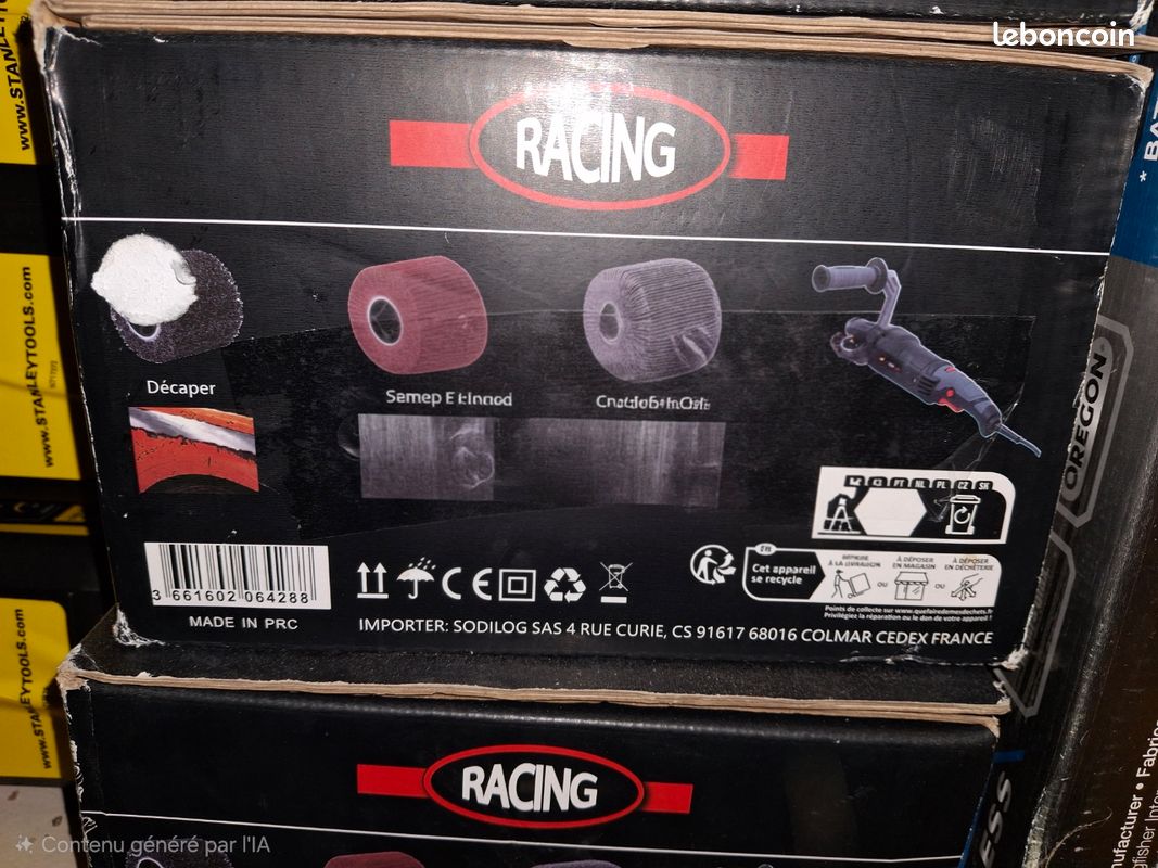 Polisseuse 1400W + 3 brosses - Racing (image 1)