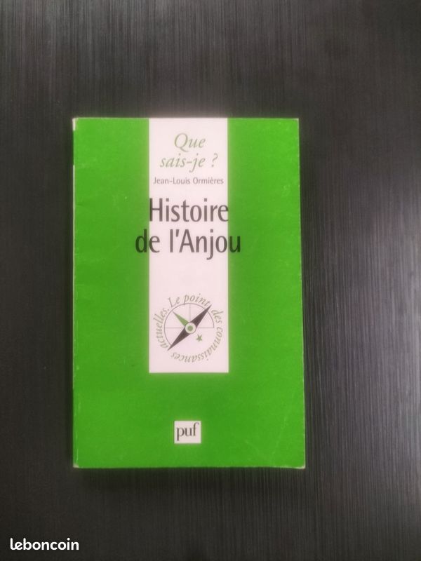 Histoire de l'Anjou livre (image 1)