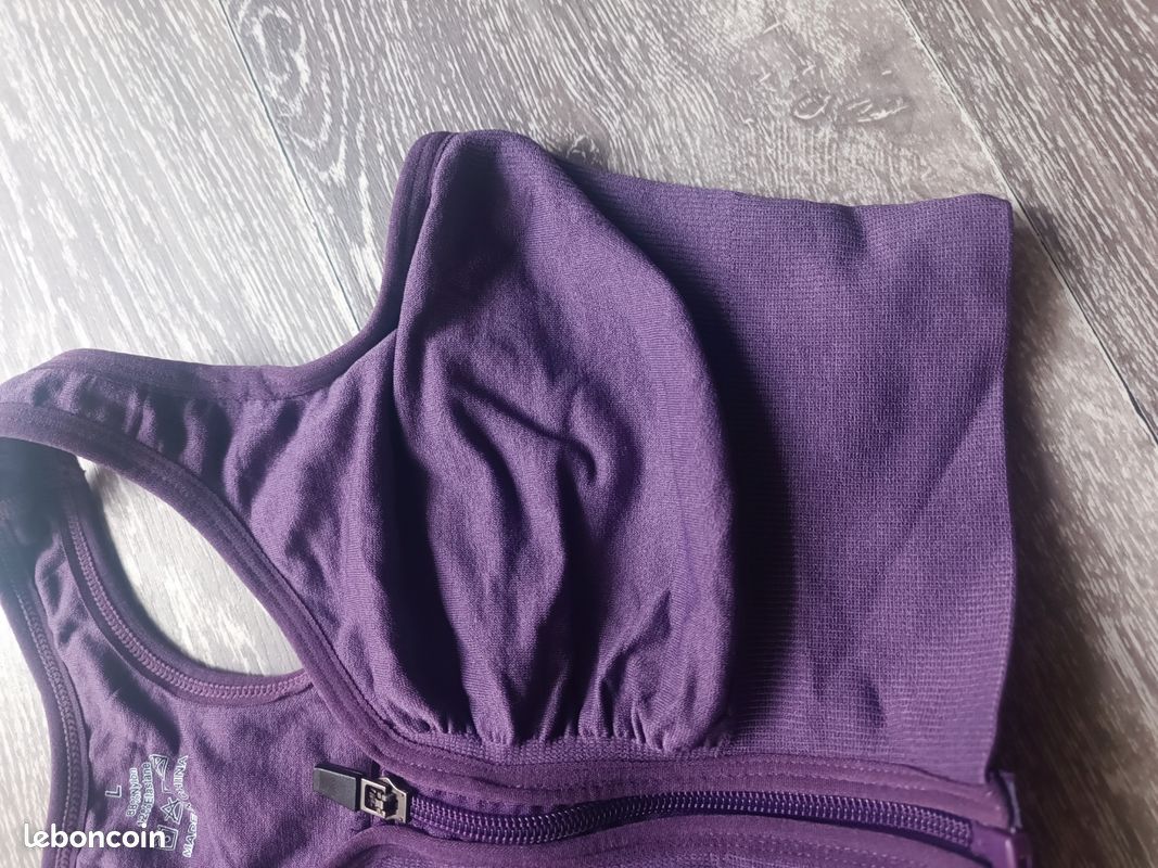 Brassière de sport Violette zippée de Shein (image 3)