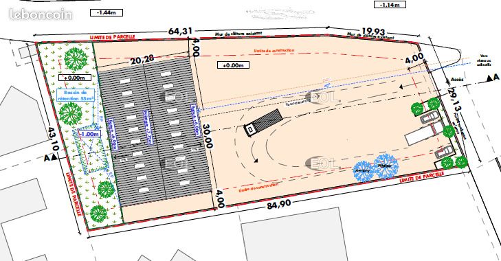 Terrain 3 000 m² Le Rove