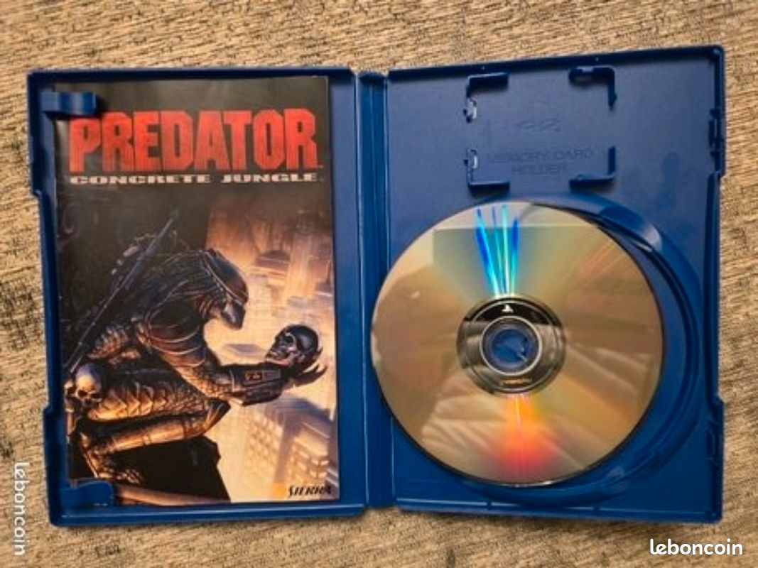 Predator Concrete Jungle PS2 PAL Italien Complet Manuel Très Bon état