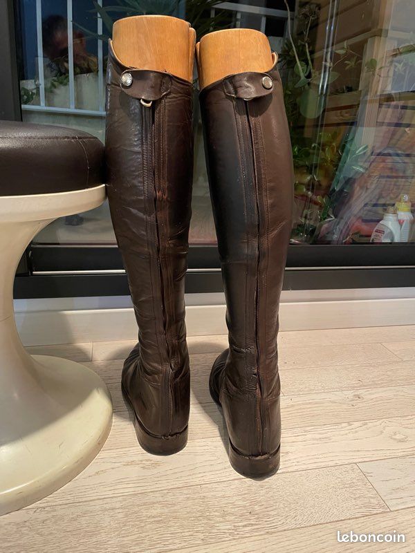 Bottes Hautes D'officier Britannique En Botte Militaire