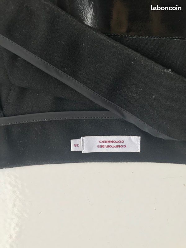 Mini jupe noire comptoir des cotonniers 38 (image 5)