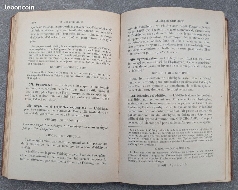 Livre ancien : Chimie Vuibert 1914 (image 7)