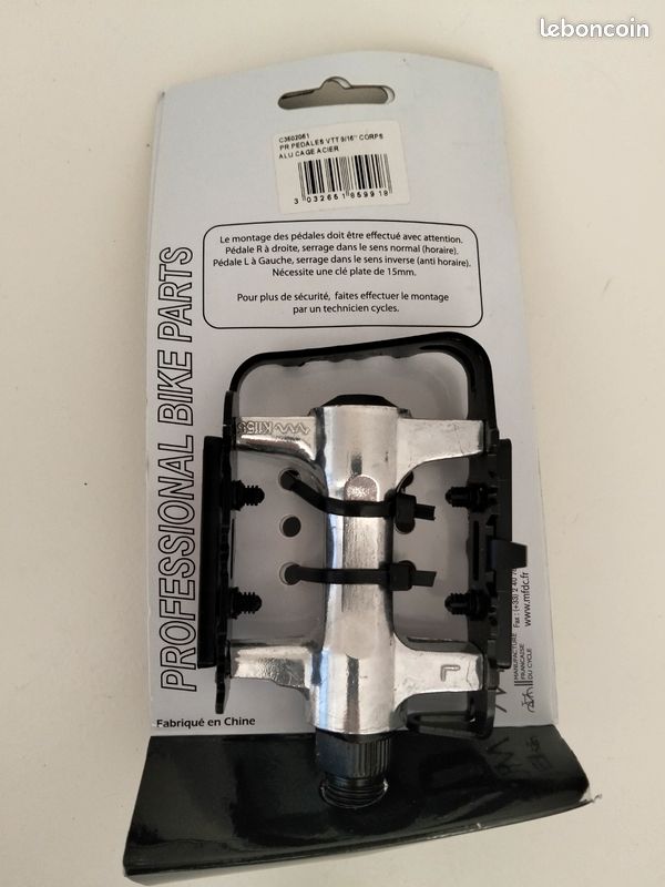 Paire de pédales vélo Aluminium Sport 9/16 Paire de pédales vélo Aluminium Sport 9/16