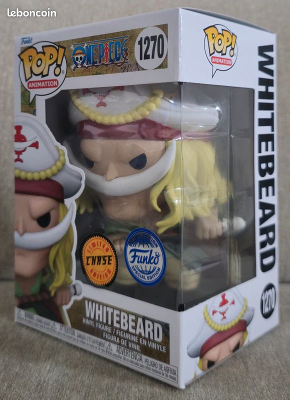 Funko Pop! - Figurita de acción - One Piece Whitebeard #1270 Chase