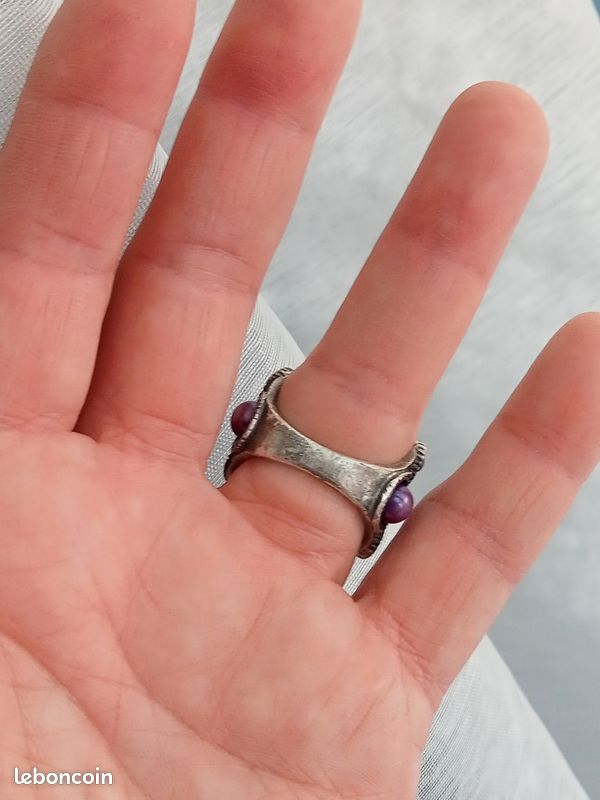 Bague Vintage Argent 916 URSS – Taille 58 – Bijou Ancien Rare Et Unique
