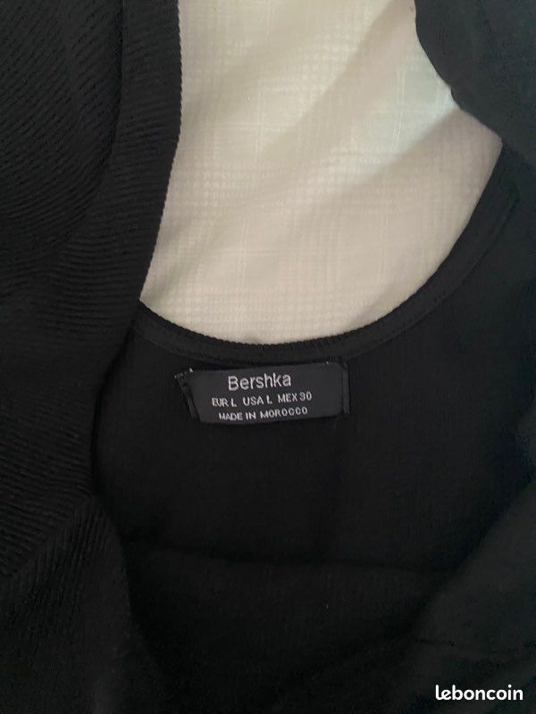 Body noir Bershka taille L (image 3)