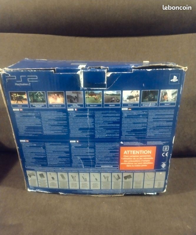 Boîte Vide / console Ps2 / Complète / Cales Et Notices