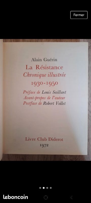 Lot de 3 livres sur la résistance (image 3)