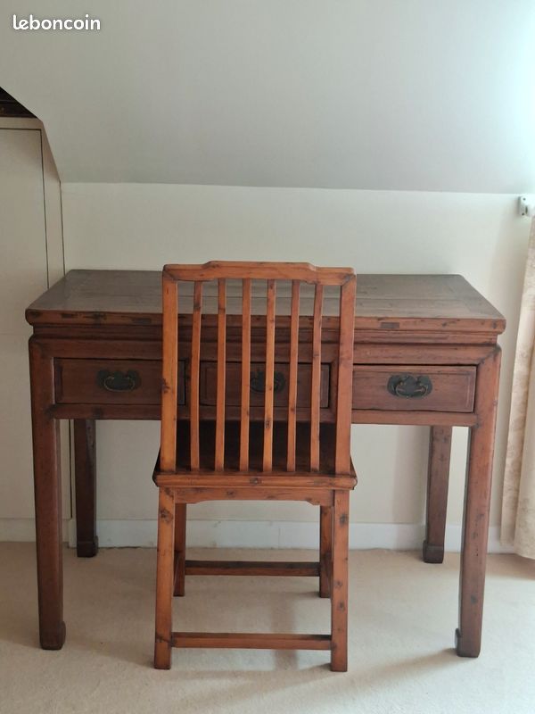 Console ou bureau chaise asiatique (image 3)