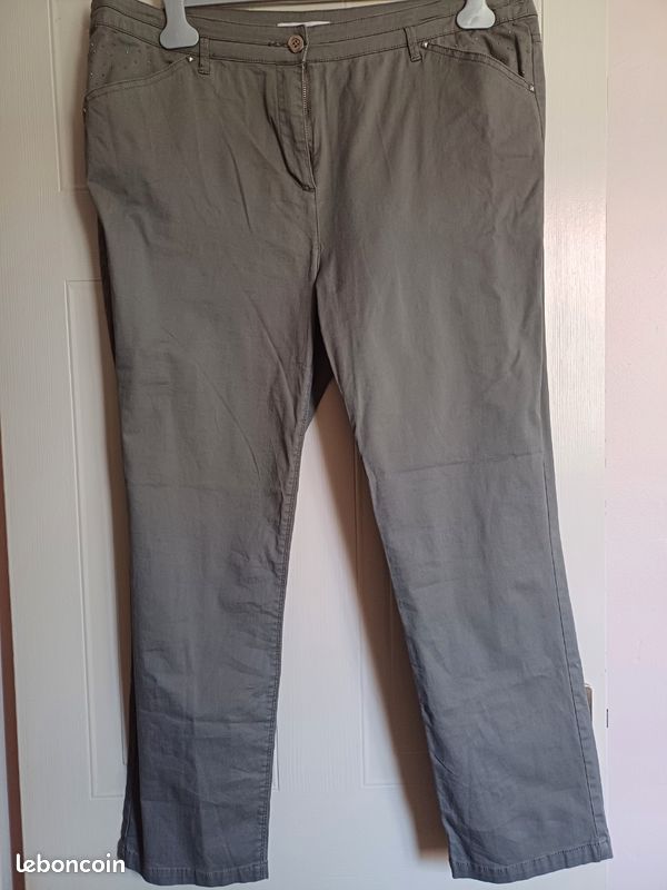 Pantalon Armand Thiery kaki (image 1)