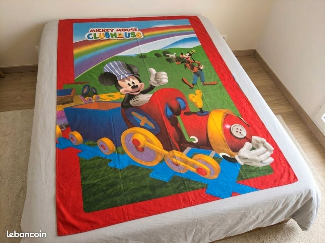 Housse de couette Disney Mickey – Lit enfant 1 personne (image 1)