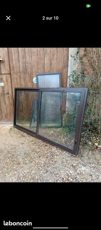 Baie aluminium double vitrage différentes tailles (image 5)
