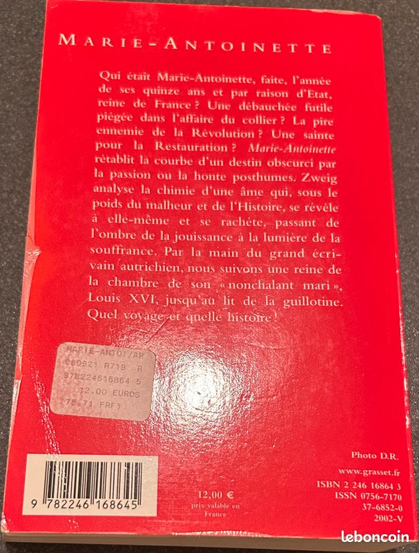 Livre "Marie-Antoinette" (image 2)