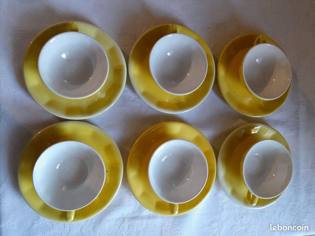 Lot De Boutons Vintage En Porcelaine Jaune - 12mm Ronds - Occasion Parfaite Pour Couture Rétro