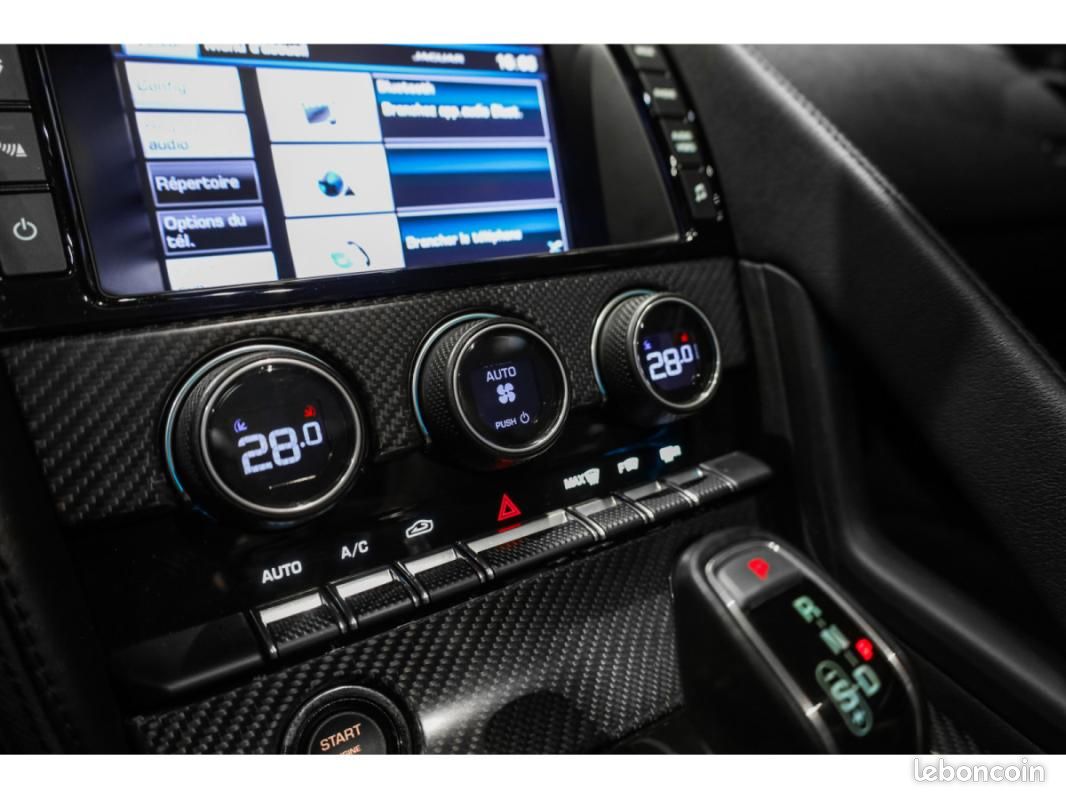 Jaguar F-Type V6 3.0 Cabriolet 340 CH / APPLE CAR PLAY CARBONE CAMERA AUDIO MERIDIAN (image 17)