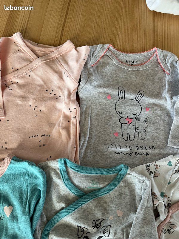 Lot bodies et pyjamas 3 mois (image 8)