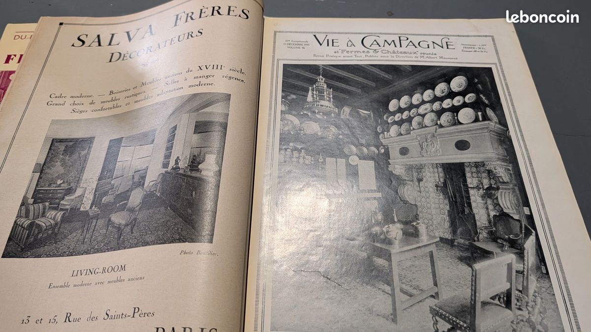 La Vie a la Campagne 15 Decembre 1935 Intérieurs Régionaux (image 3)