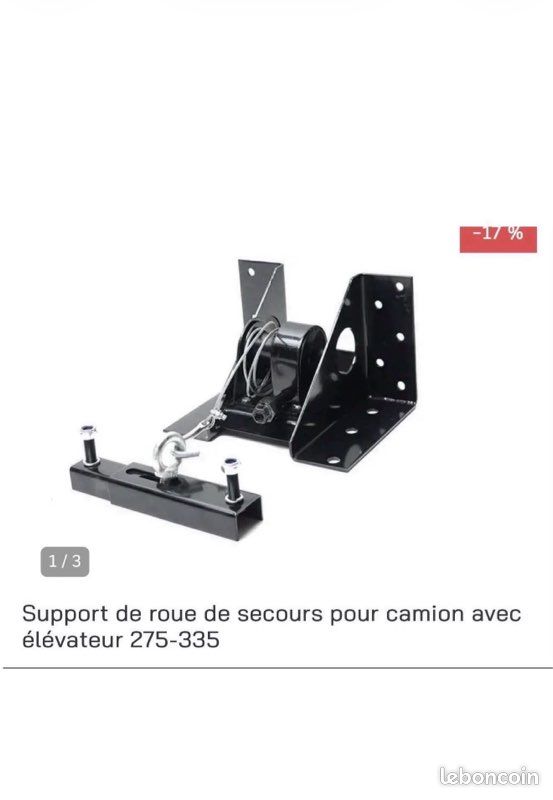 Support roue de secours poids-lourd (image 1)
