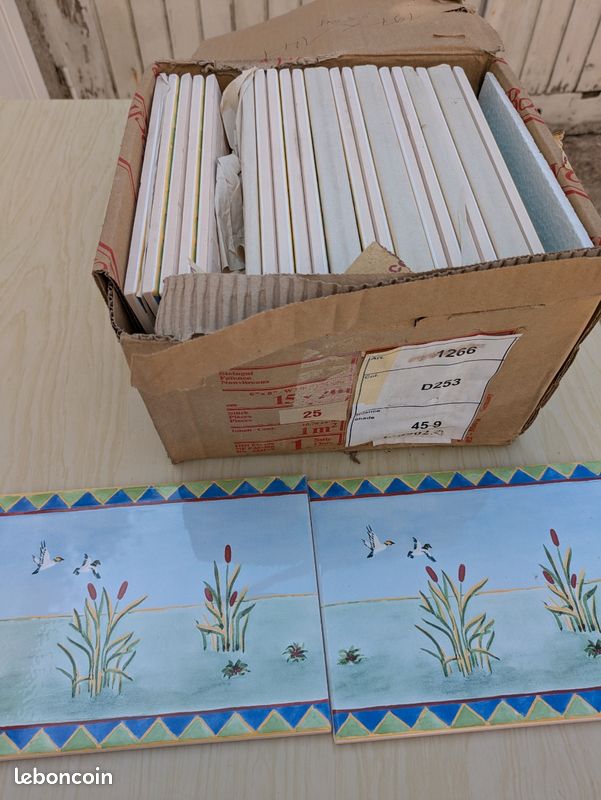 25 Carreaux de faïence vintage (image 4)