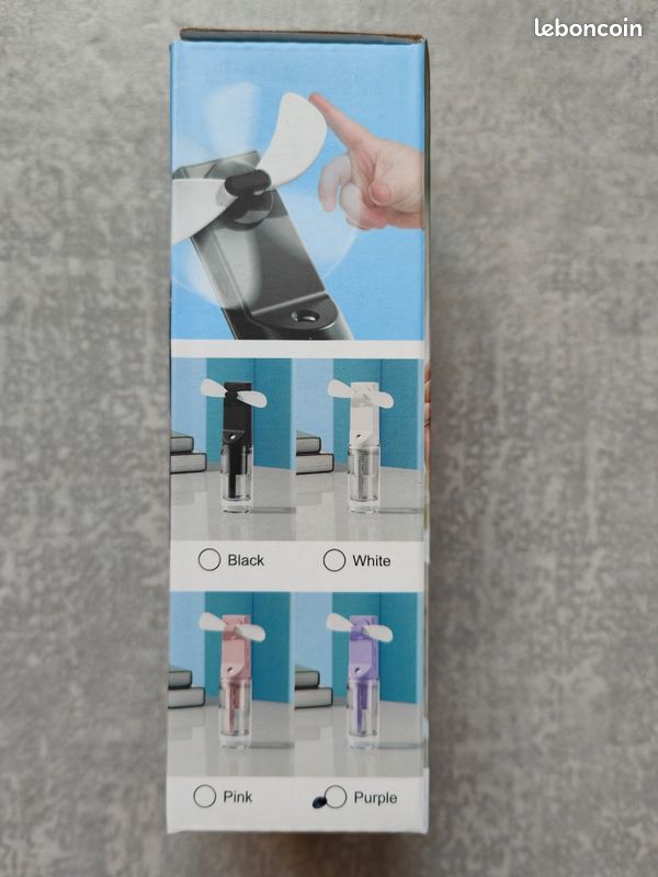 2 Mini ventilateur/brumisateur neuf (image 4)