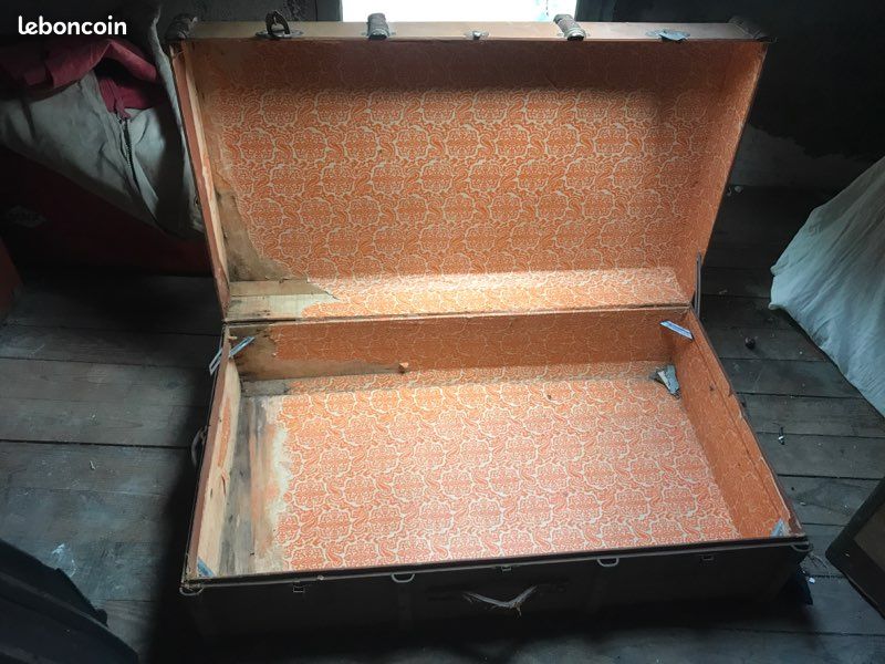 ANCIENNE VALISE MALLE DÉBUT XXeme (image 2)