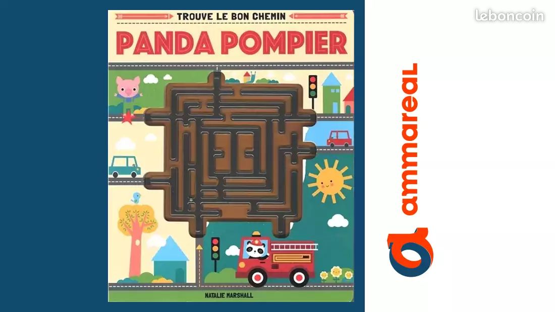 Panda pompier (coll.1ers labyrinthes) - natalie marshall (image 1)