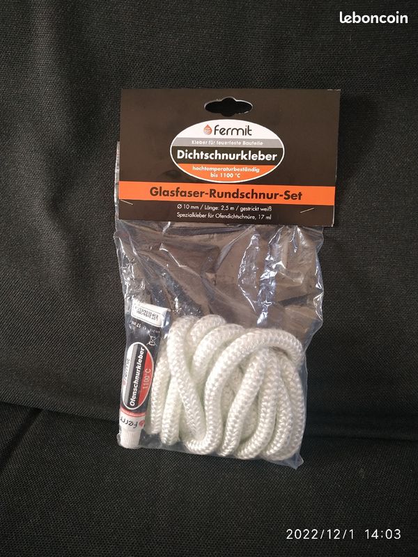 Tresse + colle cheminée insert poele a bois (image 1)