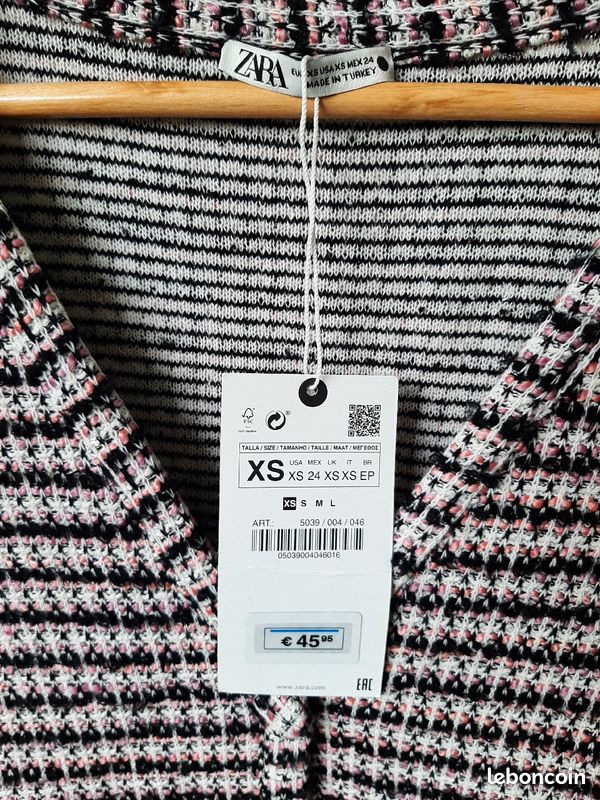 Robe Longue Zara Zara Robe En Tweed Vestido Midi Zara Vestido