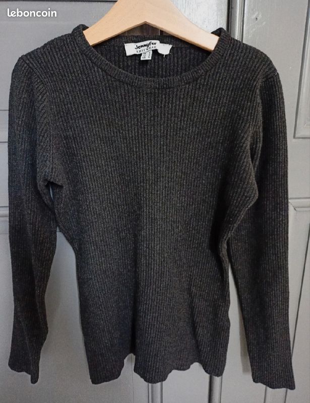 Pull Court Pull Noir Jennyfer Jennyfer Pull Maille Rouge Pull D